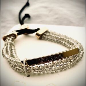 BNWT Jessica Simpson Dream Bracelet with Gold and Silver Detail